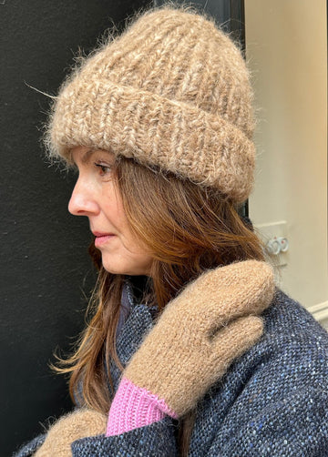 KARAKORAM - Mix Beanie in Camel