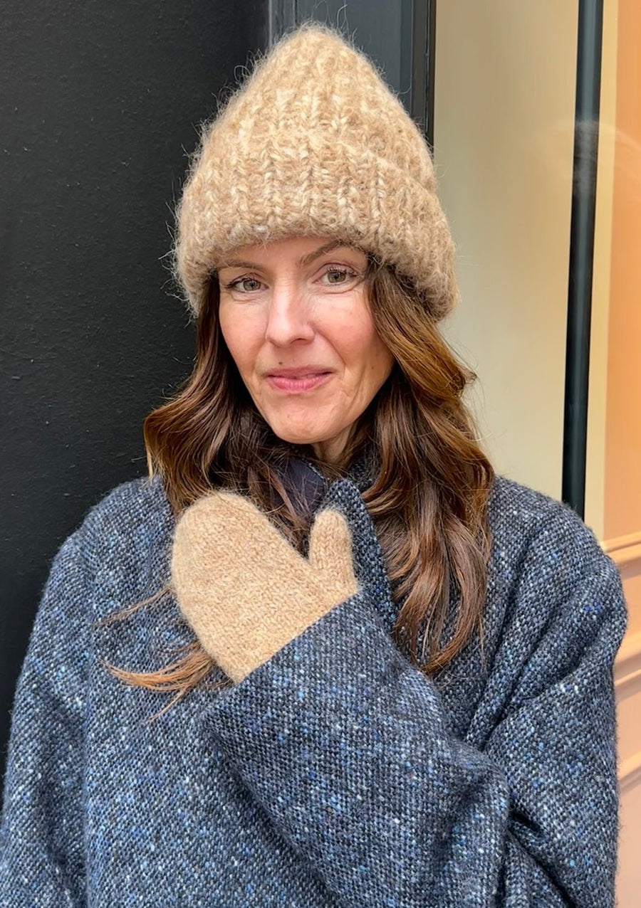 KARAKORAM - Mix Beanie in Camel