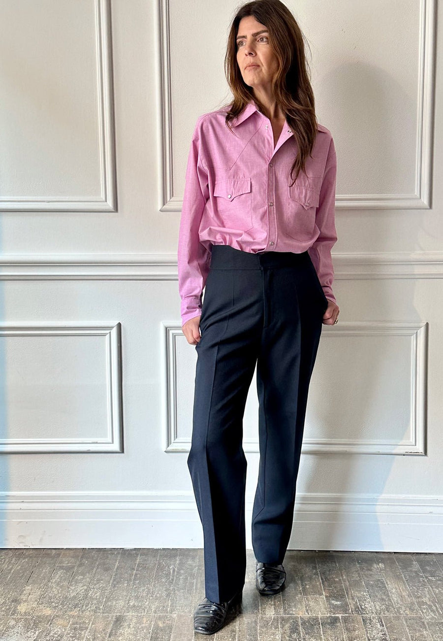 LES PRAIRIES DE PARIS - Gaucho Pant in Navy