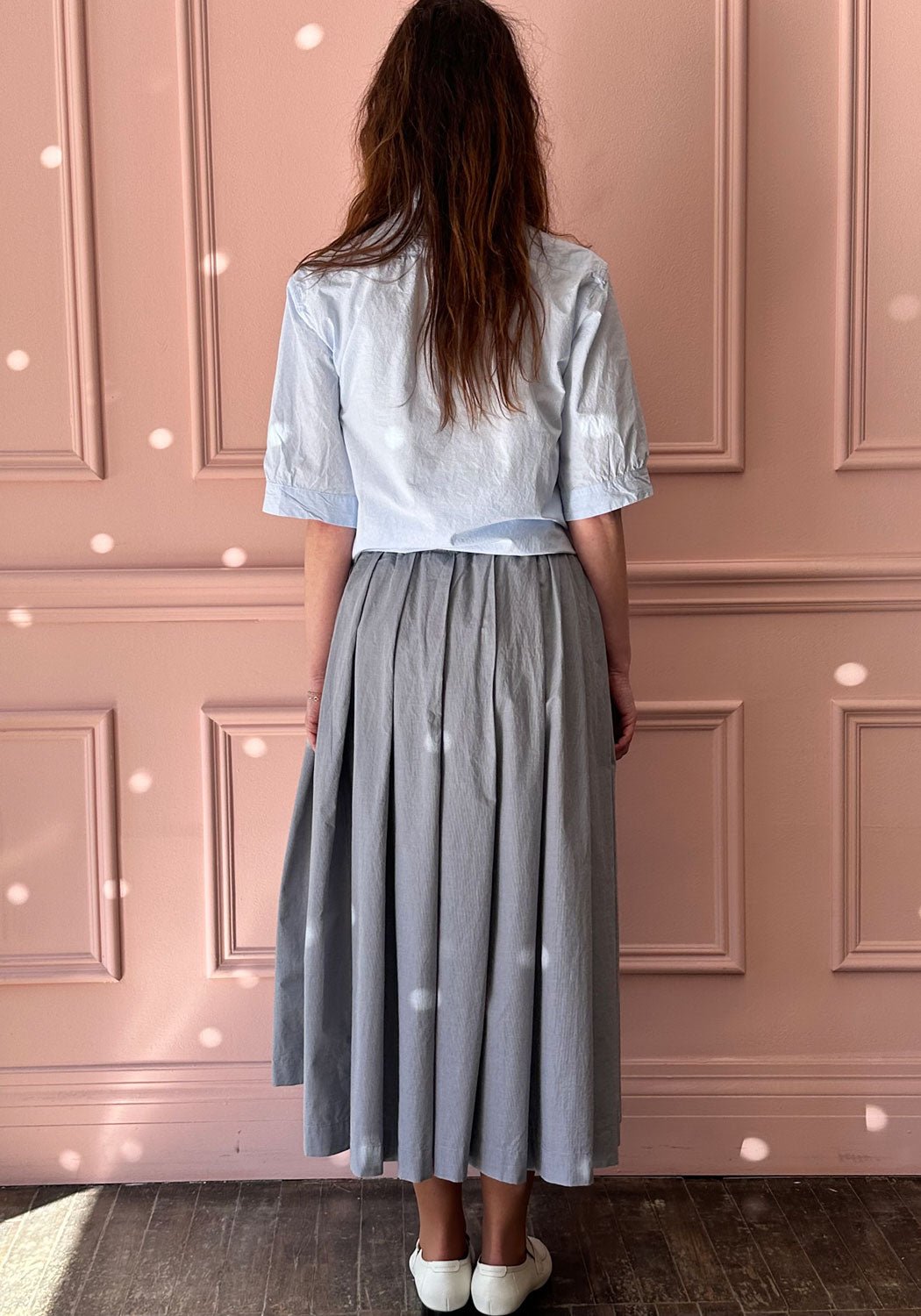 BERGFABEL - Matilda Skirt in Charcoal Check