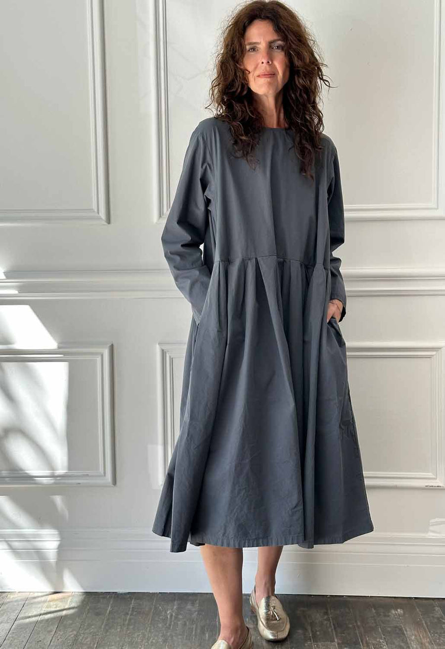 MANUELLE GUIBAL - Dress Yizic in Metallic Grey