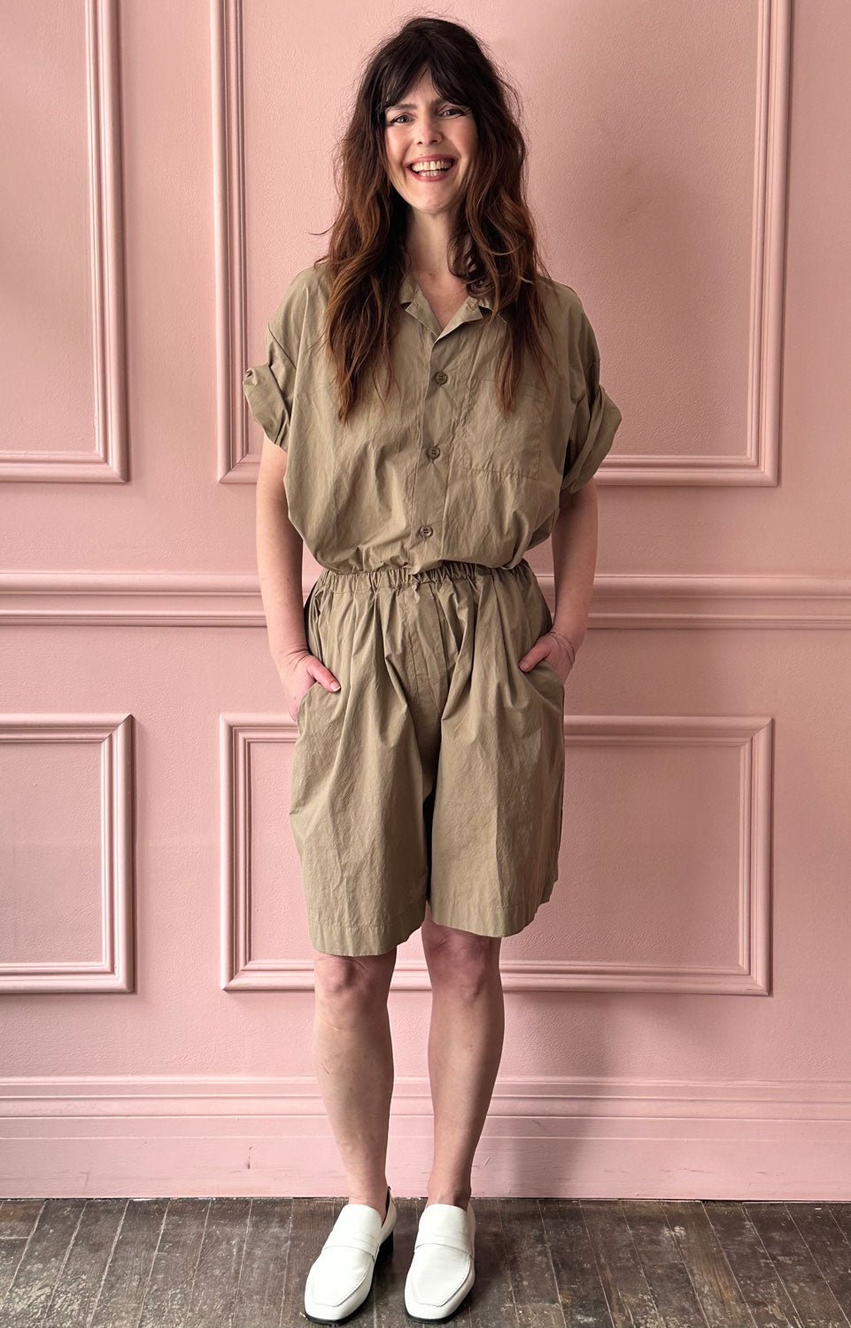 MANUELLE GUIBAL - Short Big Kora in GOLD
