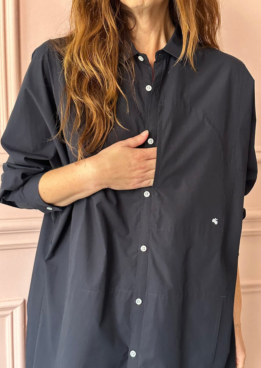 MINA PERHONEN - Breathing Dress in Navy