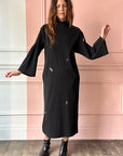 MINA PERHONEN - Choucho Knit Dress in Black