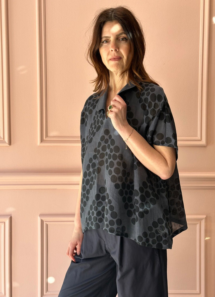 MINA PERHONEN - Kupla Top in Charcoal