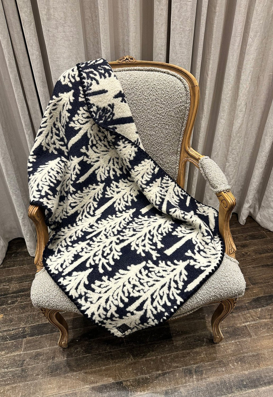 MINA PERHONEN - METSA Blanket in Navy
