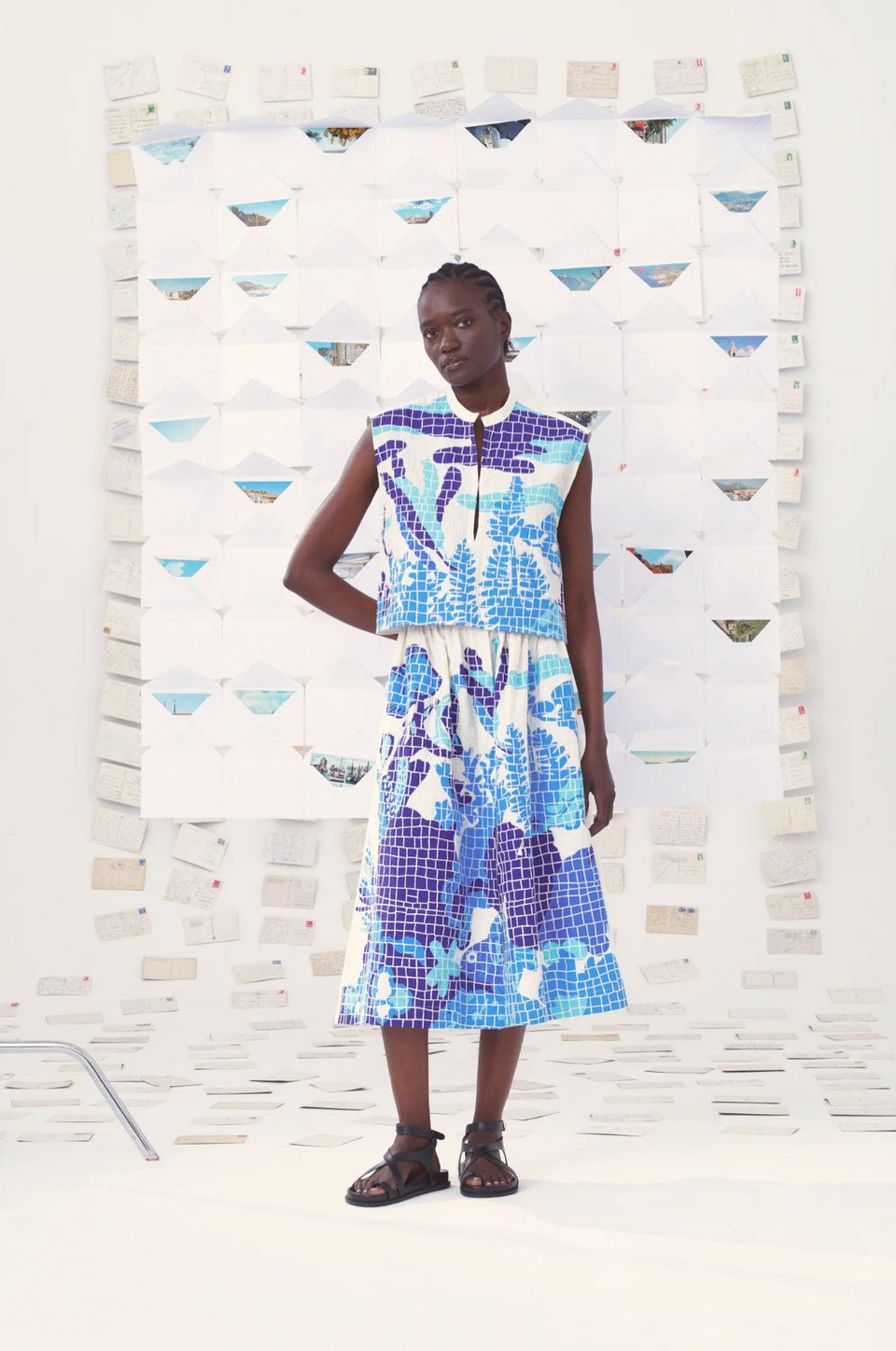 MII COLLECTION  -  Mona Skirt in Blue