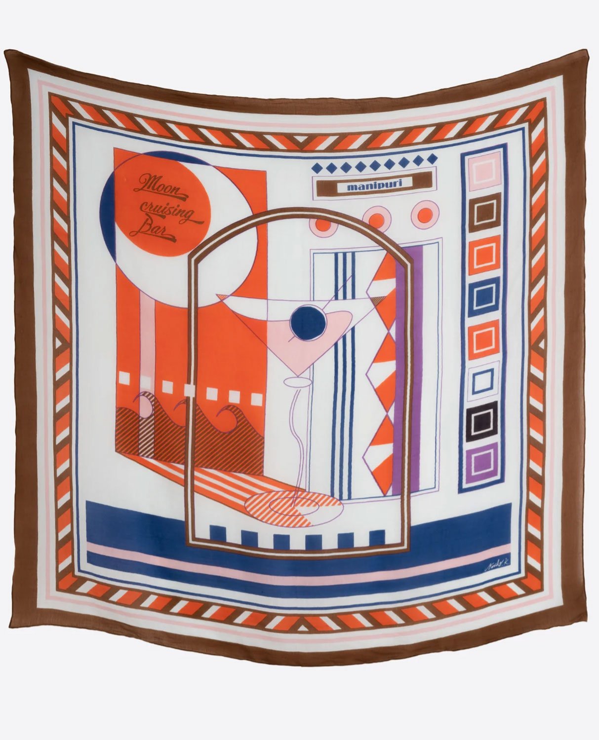 MANIPURI - Moon Crusin' Bar Scarf