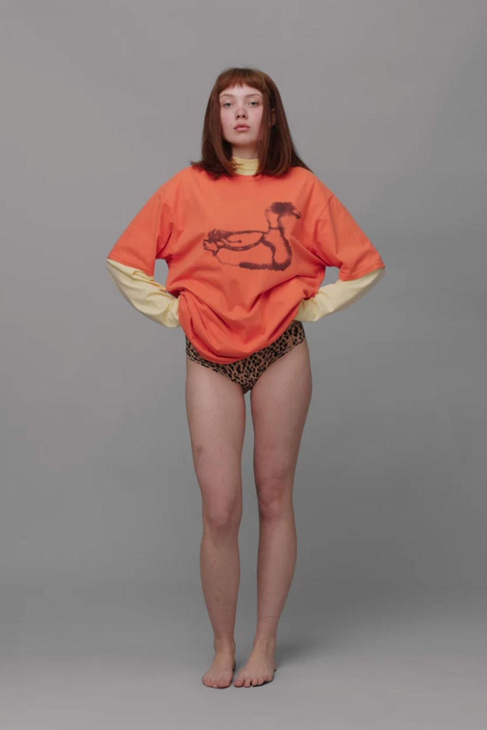 W.I.L.D. A.N.I.M.A.L.S. - Duck T-shirt in Orange