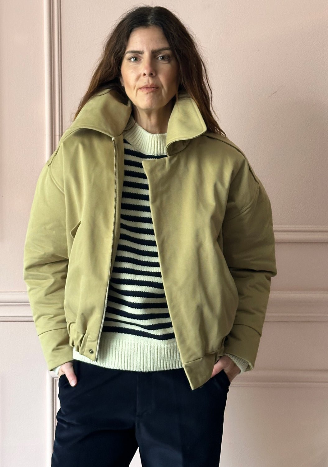 Les Prairies de Paris - Captain Coat in Beige
