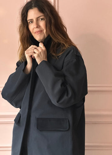 Les Prairies de Paris - Coat Hadrian in Marine