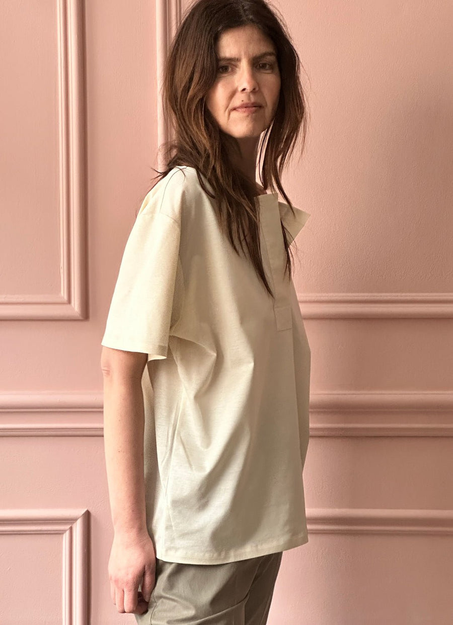 LES PRAIRIES DE PARIS - T-Shirt Miki in Ecru