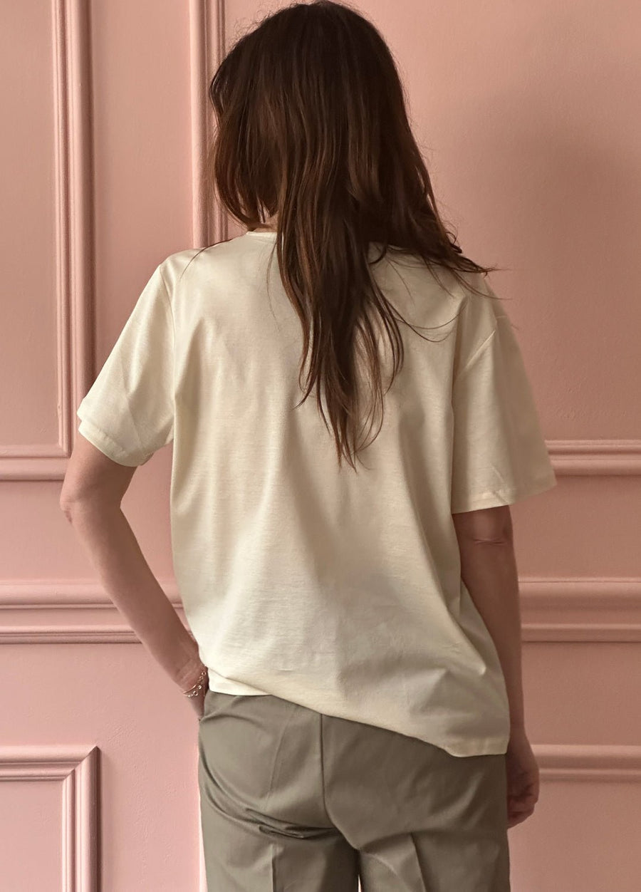 LES PRAIRIES DE PARIS - T-Shirt Miki in Ecru