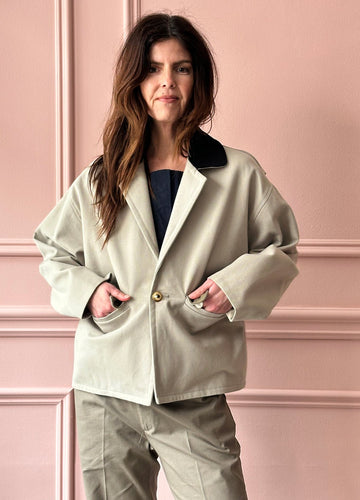 Les Prairies de Paris - Georges Jacket in Tan/Black