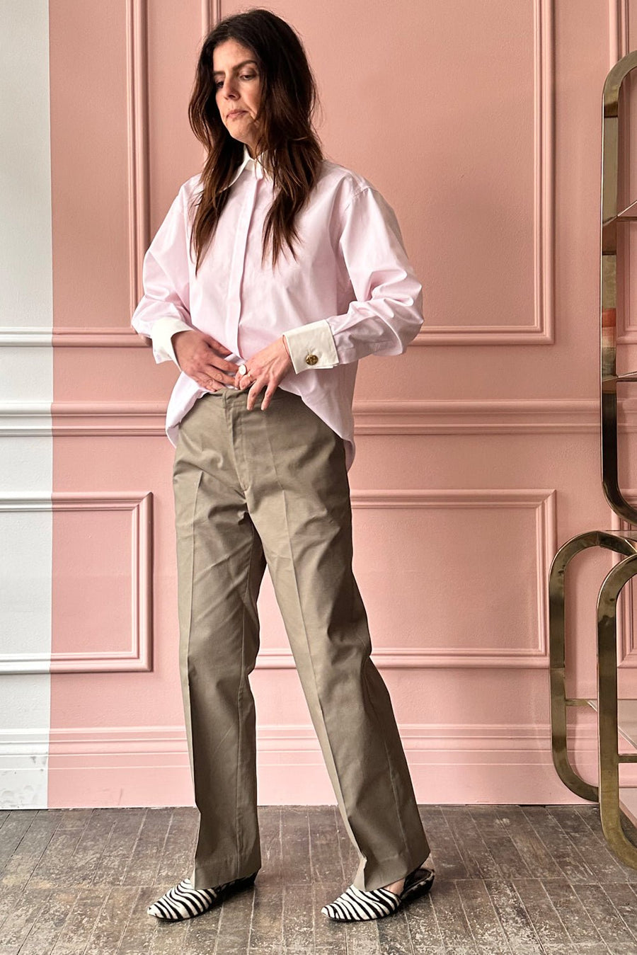 LES PRAIRIES DE PARIS - Chemise Oxford in Pink