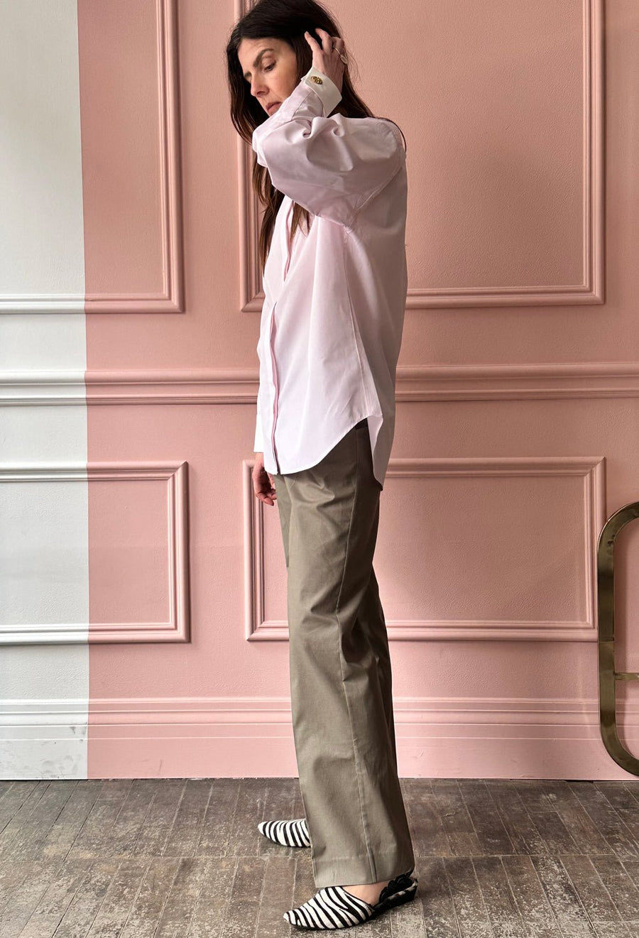 LES PRAIRIES DE PARIS - Chemise Oxford in Pink