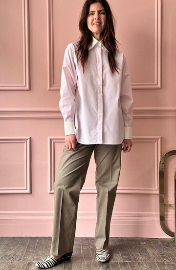 LES PRAIRIES DE PARIS - Chemise Oxford in Pink