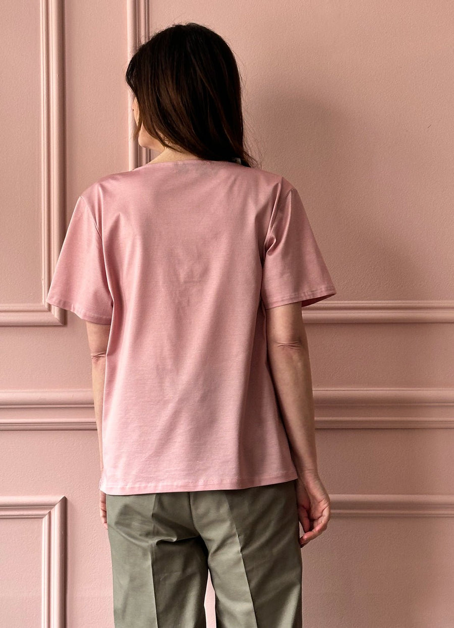 LES PRAIRIES DE PARIS - T-Shirt Miki in Rose