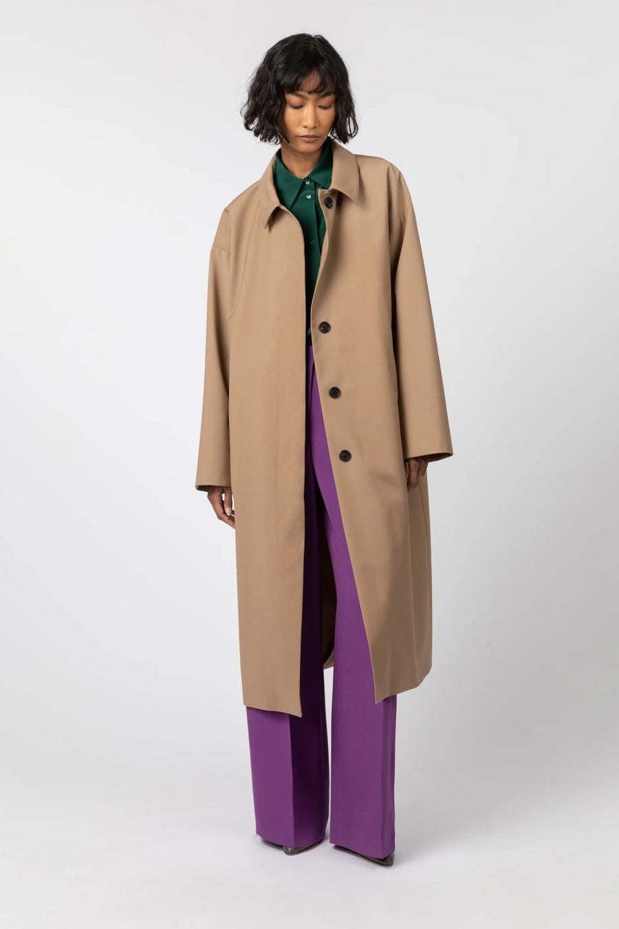 INDRESS - Po Trench Coat in Beige