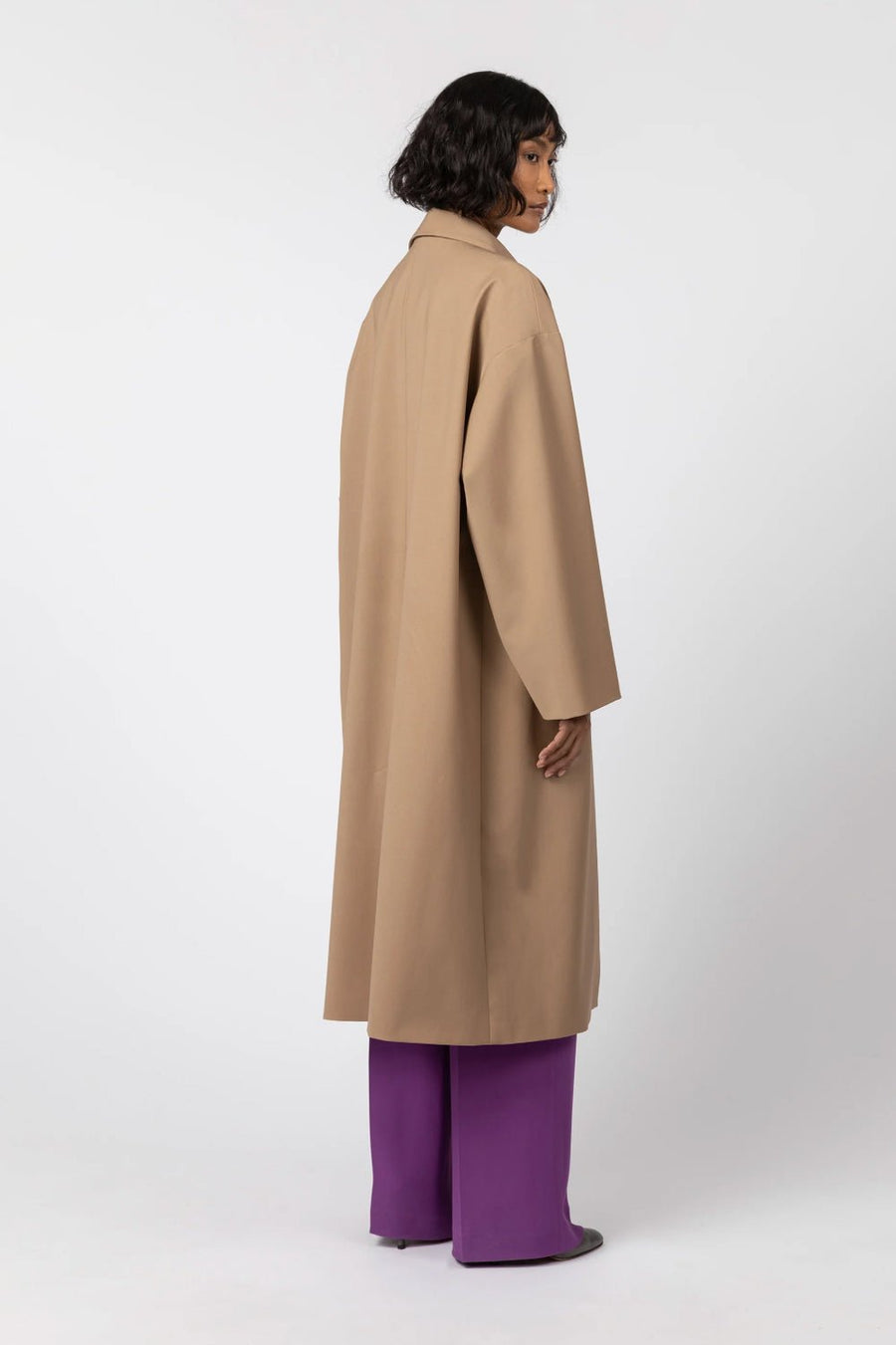 INDRESS - Po Trench Coat in Beige