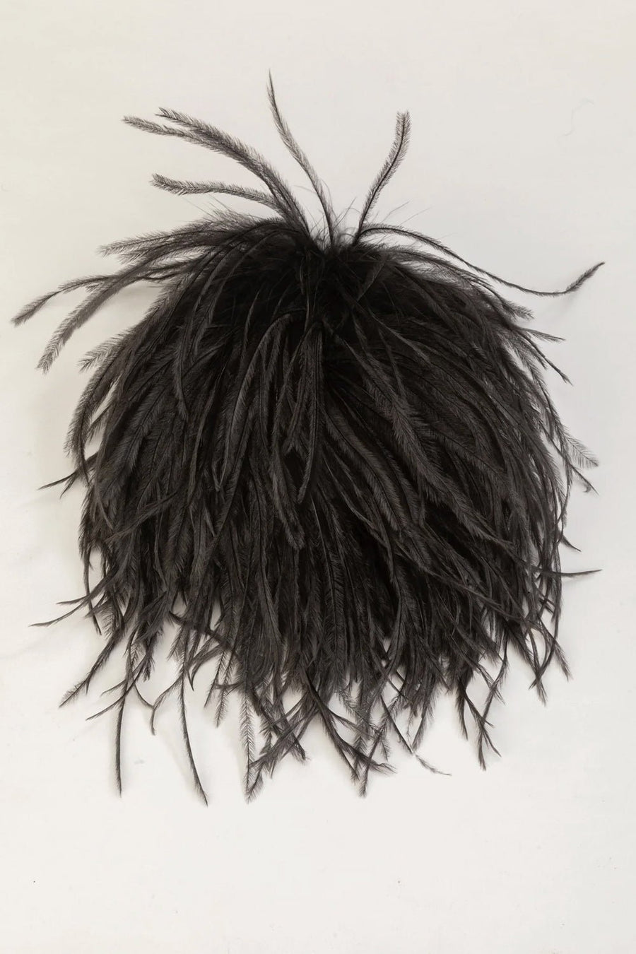 INDRESS - Feather Brooch/Headpiece in Uranium