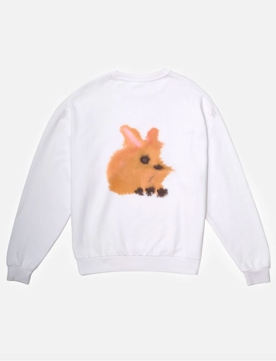 W.I.L.D. A.N.I.M.A.L.S. - Rabbit Sweatshirt in White