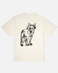 W.I.L.D. A.N.I.M.A.L.S. - Rabbit,Wolf T-shirt in Cream