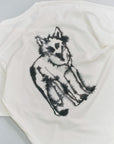 W.I.L.D. A.N.I.M.A.L.S. - Rabbit,Wolf T-shirt in Cream
