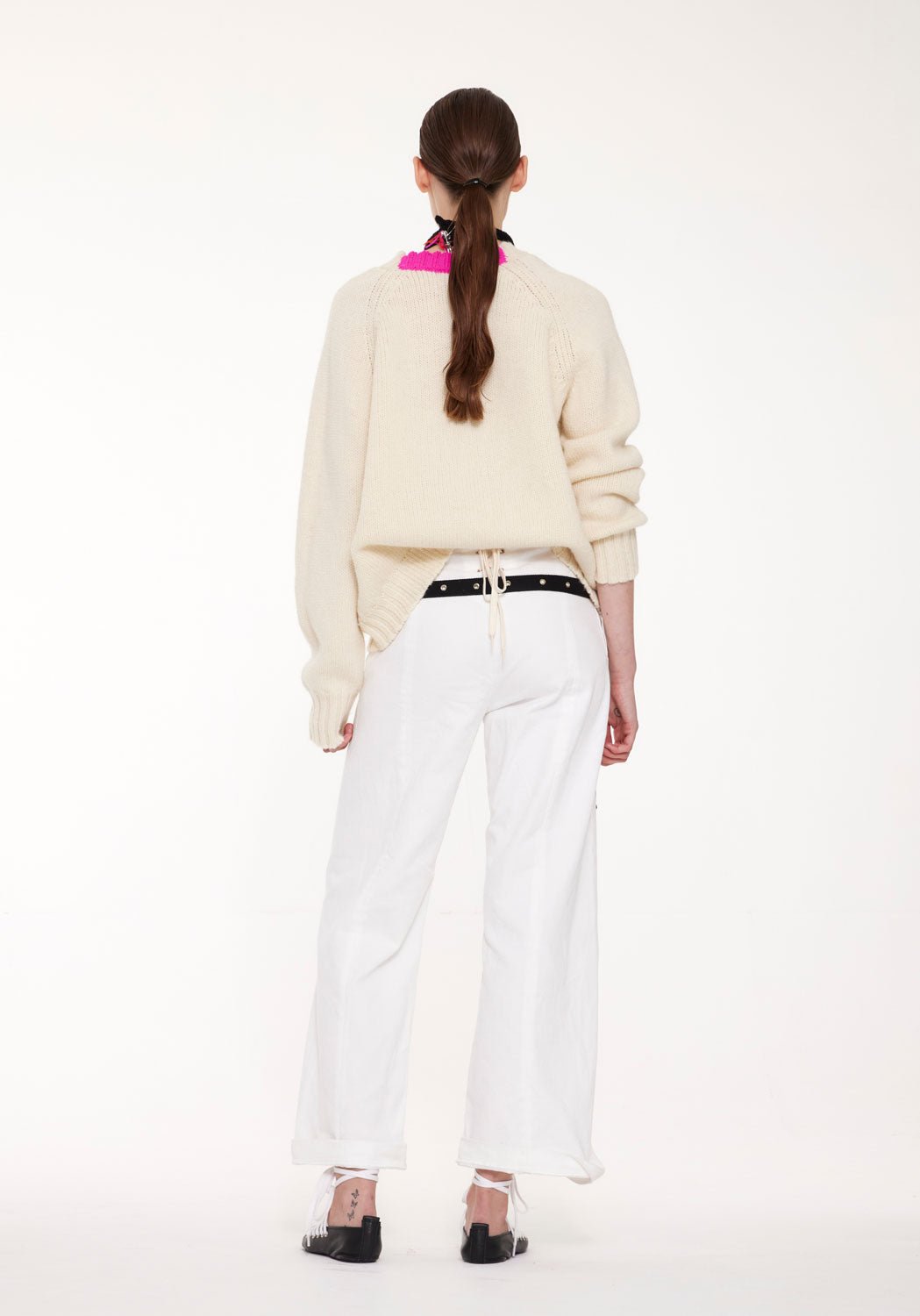 LA FETICHE - SAILOR PANT in WHITE