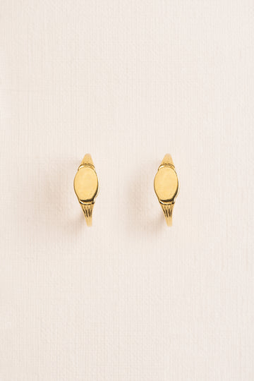 Wouters & Hendrix - Signet Hoops in Gold