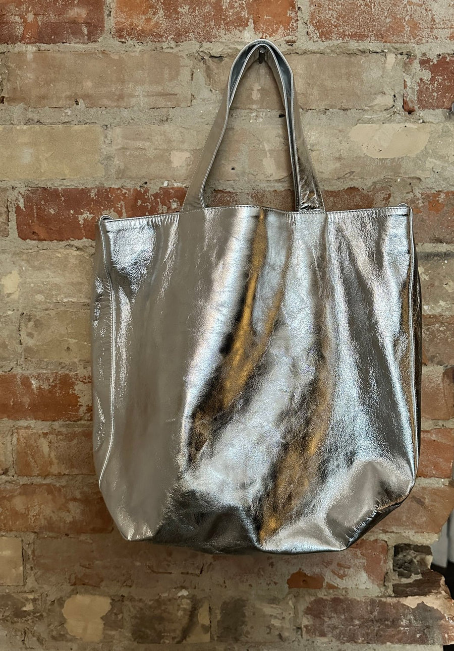 CHRISTIAN PEAU - 2-way Tote in Silver