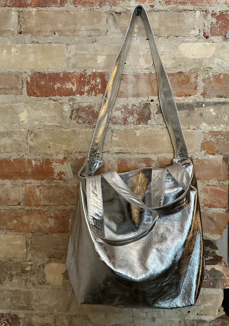 CHRISTIAN PEAU - 2-way Tote in Silver