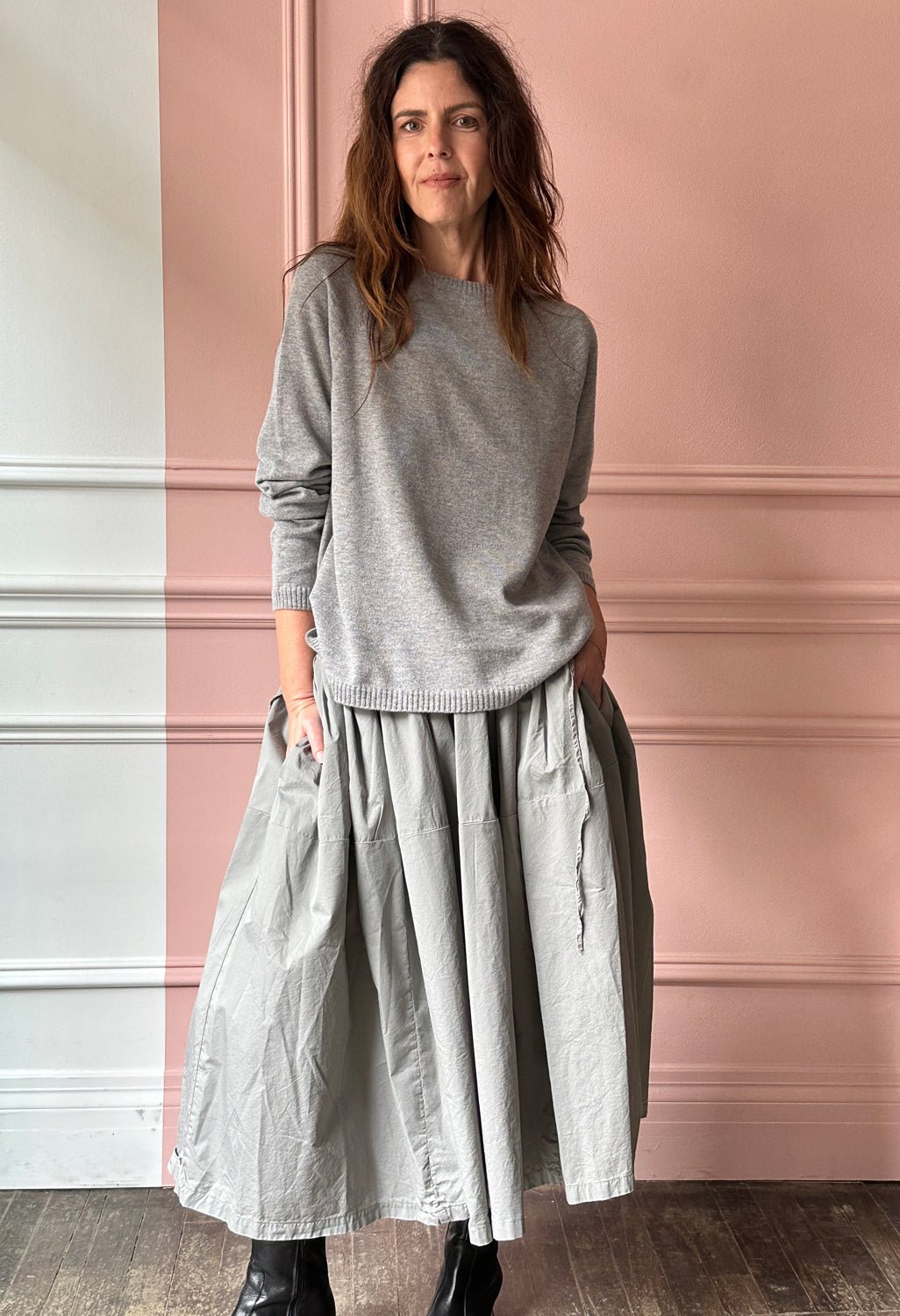 MANUELLE GUIBAL - Skirt Sata in Lichen