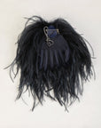 INDRESS - Feather Brooch/Headpiece in Slate Blue