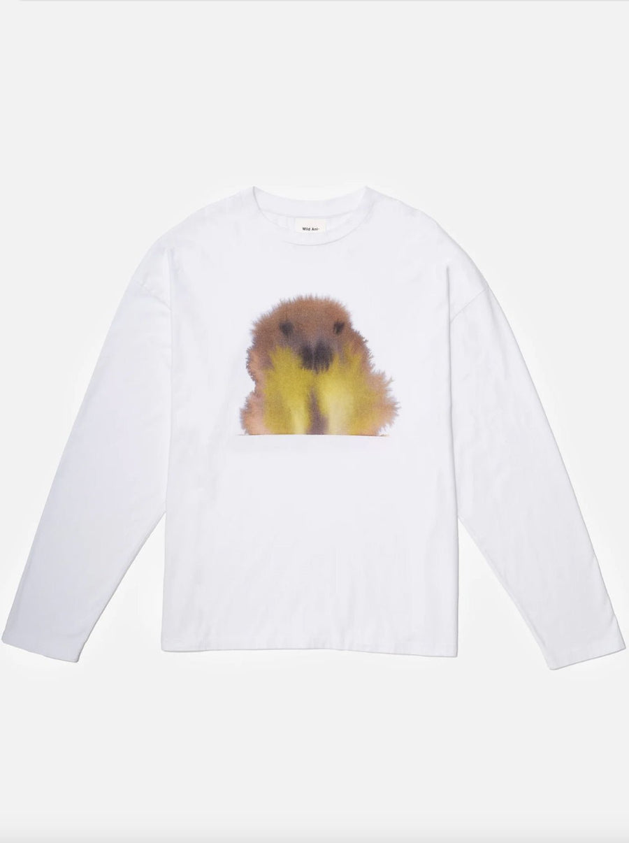 W.I.L.D. A.N.I.M.A.L.S. - Walrus Long Sleeve Shirt in White