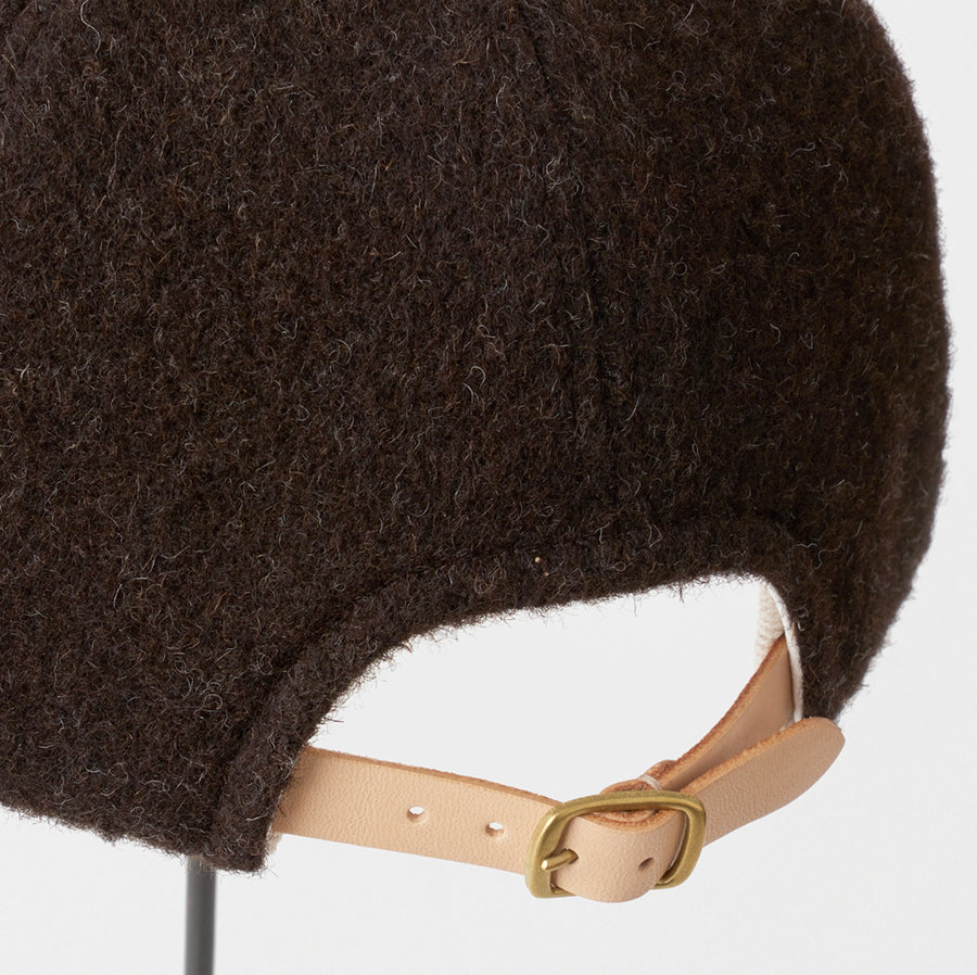 MATURE HA - Welsh Wool Cap in Dark Brown