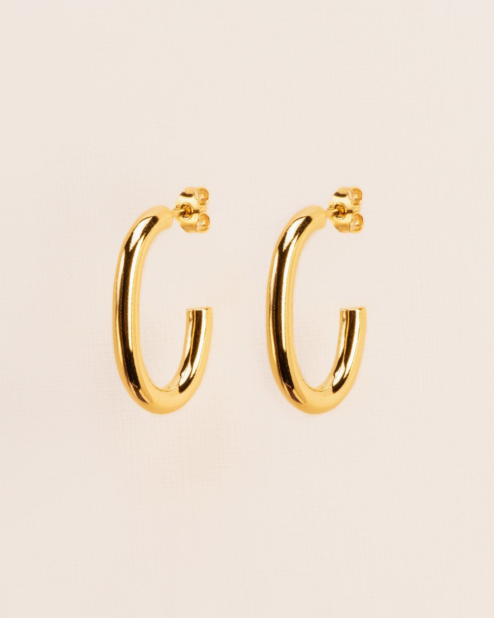 Wouters & Hendrix Chain Link Hoops in Gold