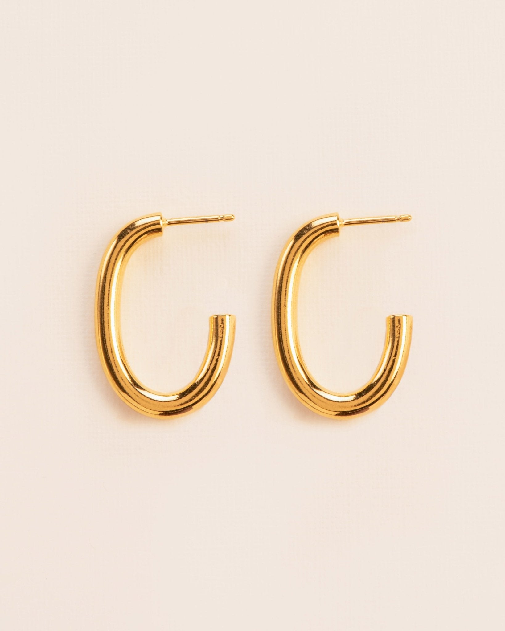 Wouters & Hendrix Chain Link Hoops in Gold