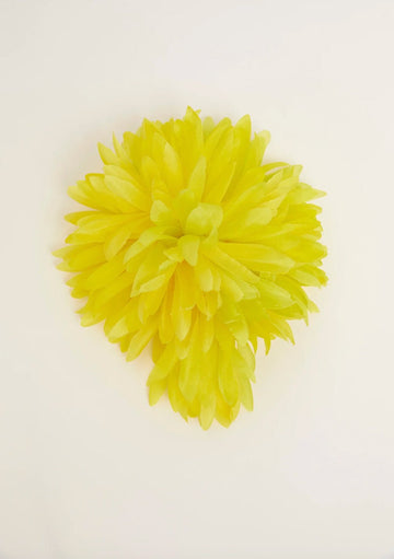 INDRESS - Flower Roselle Brooch/Hairpiece in Yellow