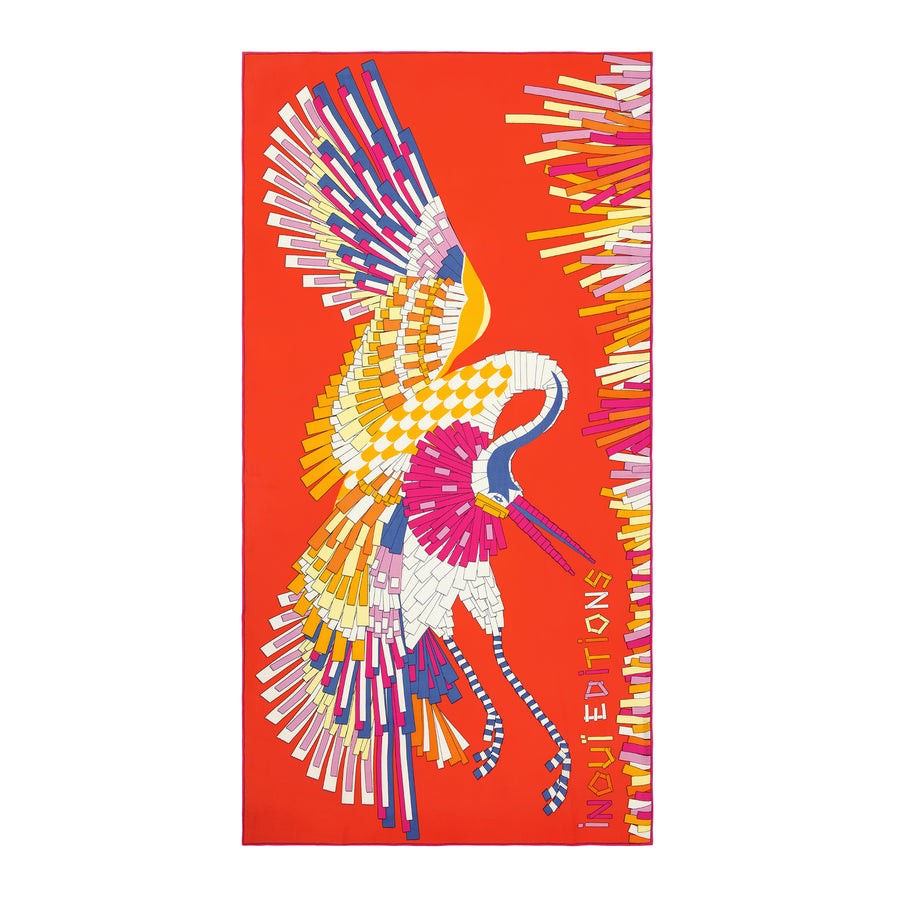 INOUI EDITIONS - 100 Sagi Scarf in Red