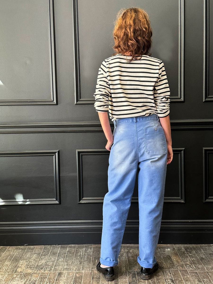 LE MONT SAINT MICHEL - Vintage Trouser in Blue