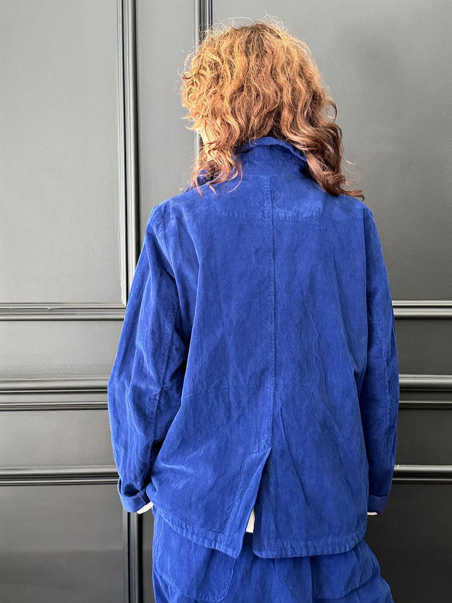 MANUELLE GUIBAL - Worker Jacket in Imperial Blue