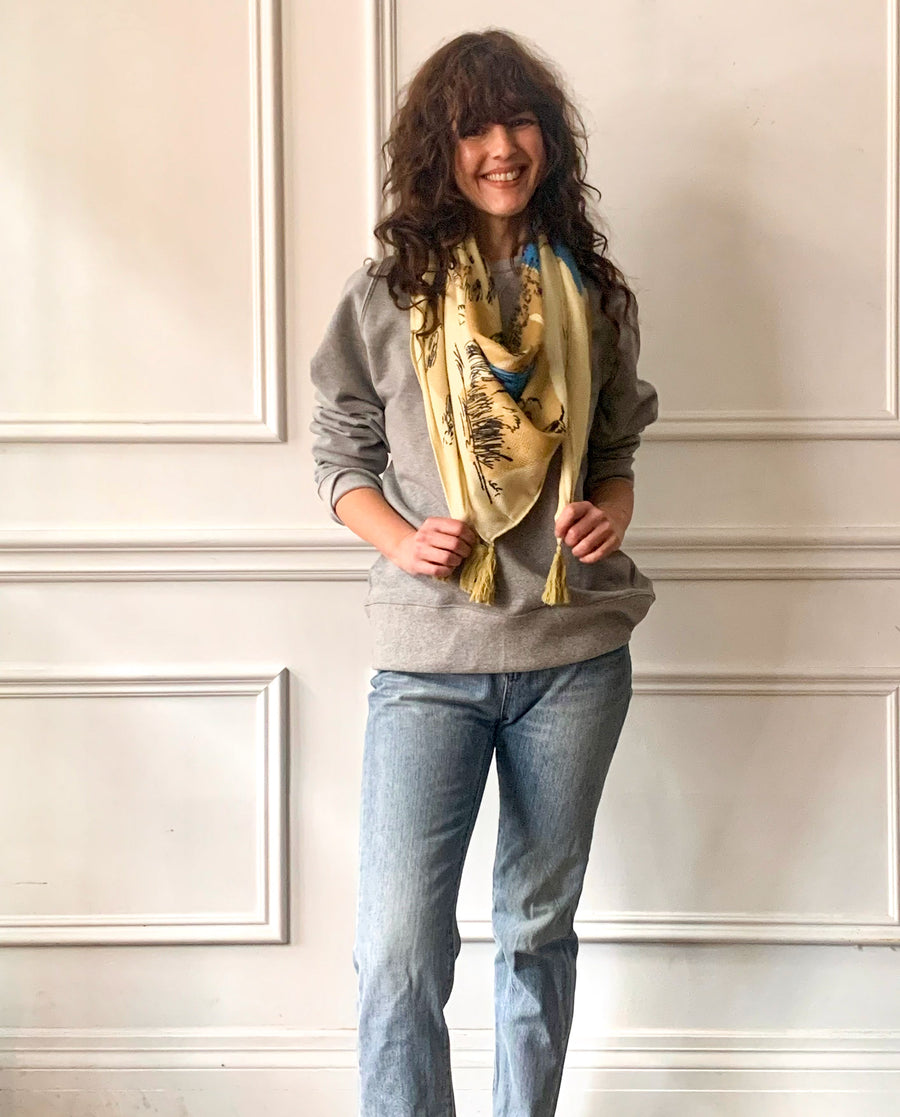 MANIPURI - Lady Scarf in Beige